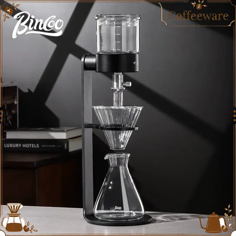 Bincoo Cold Drip Coffee Maker Double Layer Glass Large Capacity Drip Type Cold Brew Pot For Home Coffee Lovers
