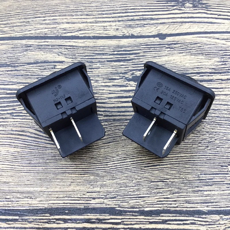 1 ~ 5 قطعة/الوحدة MJ-11J مربع 4-pin 2-موقف قارب على شكل التبديل صالون الشعر الشباك الحديد استقامة مفتاح الطاقة 16A مع الضوء