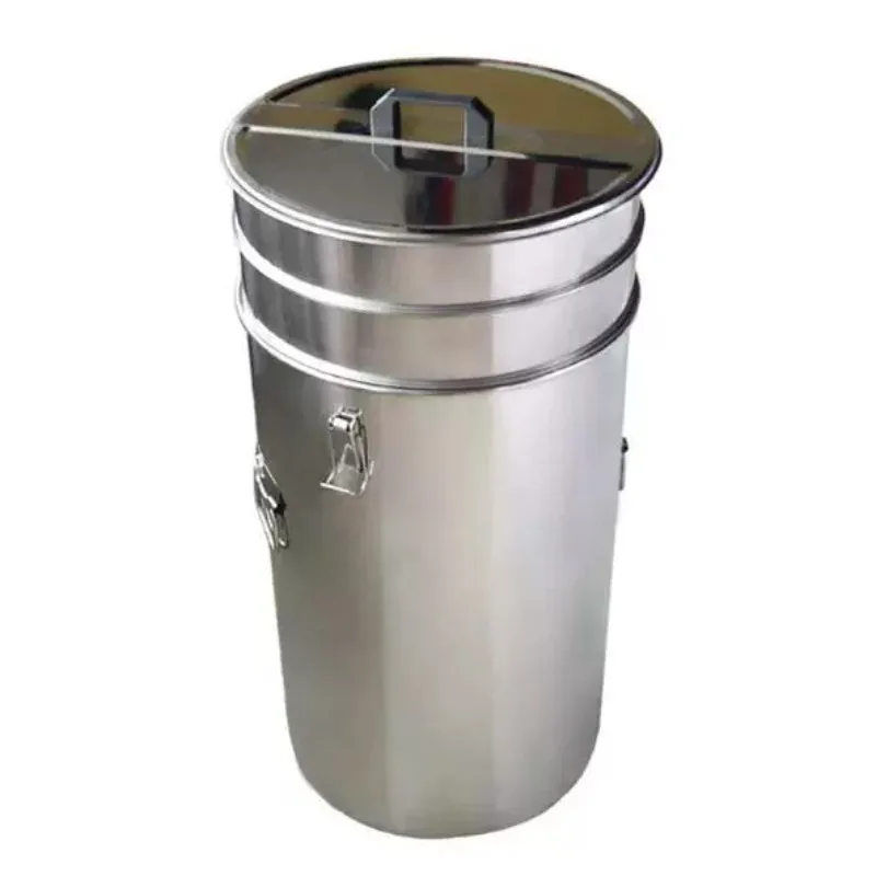 100kg New Stainless Steel Honey Bucket With Double Layer Filter Screen With Bracket Beekeeping Tool