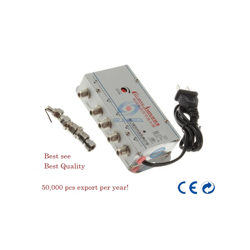 1pc CATV Cable TV Signal Amplifier 1 in 2/ 1 in / 4 out 1 in 8 out AMP Video Booster Splitter AC220V 50Hz 2W Splitters
