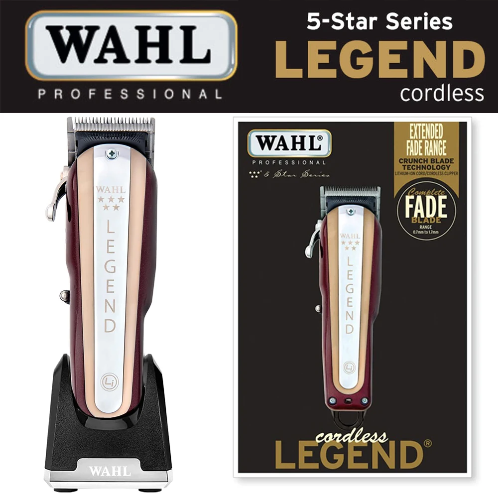 Wahl 8148 Magic Clip Black Combo Professional Barber Cordless Hair Clipper&Hair Trimmer&Vanish Shaver For Barbers & Stylists