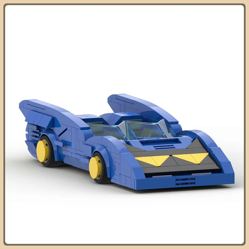 

MOC-89442 Building Block Roadster Ретро модель автомобиля Классический фильм кусок вместе детский подарок-головоломка Креативная модель автомобиля