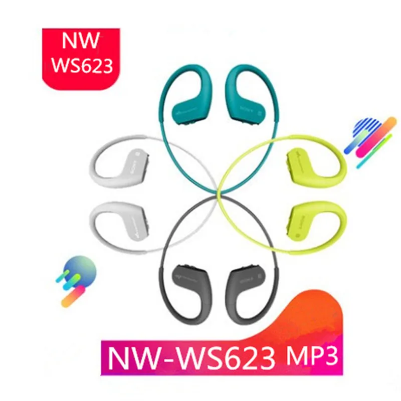 Sony NW-WS623 Waterproof and dustproof Walkman MP3 Player with Bluetooth Wireless Technology NW-WS623 NW WS623 MP3(No box)