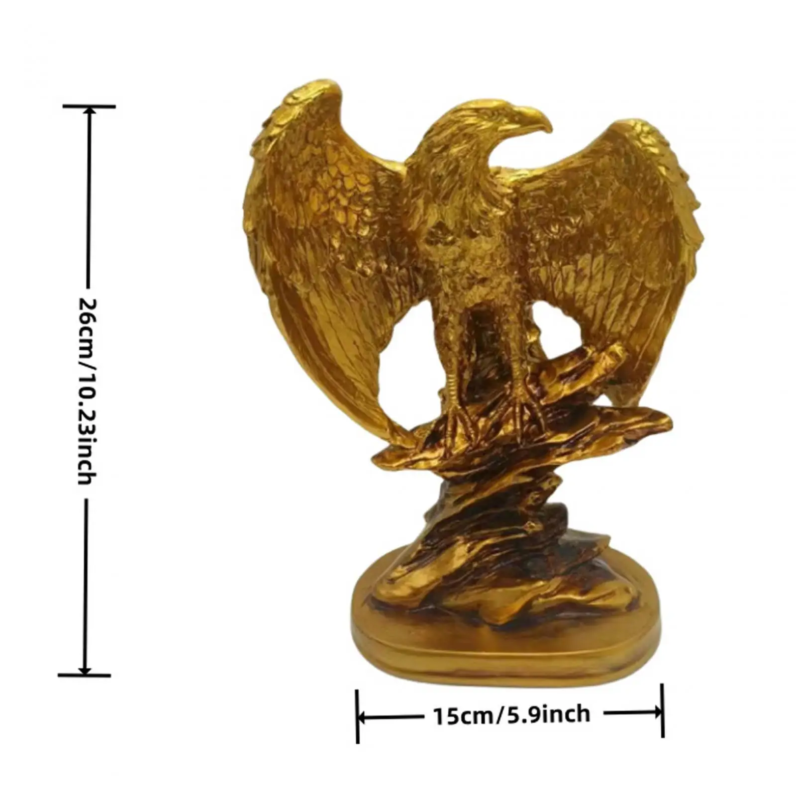 Eagle Statue Collection Desktop Ornament Home Decor Artwork Modern Eagle Figurine for Desk Bookshelves Cafe Home Anniversary