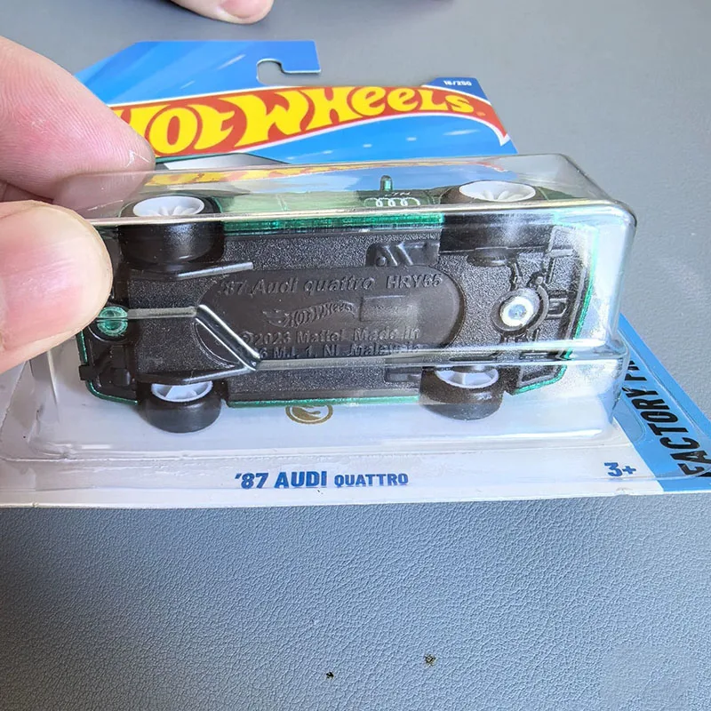 2025Aล้อร้อนTHรถDiecastรุ่นSuper Treasure Hunt 87 AUDI Quattroจํากัดสะสมห้องพักเครื่องประดับของเล่นเด็กของขวัญ