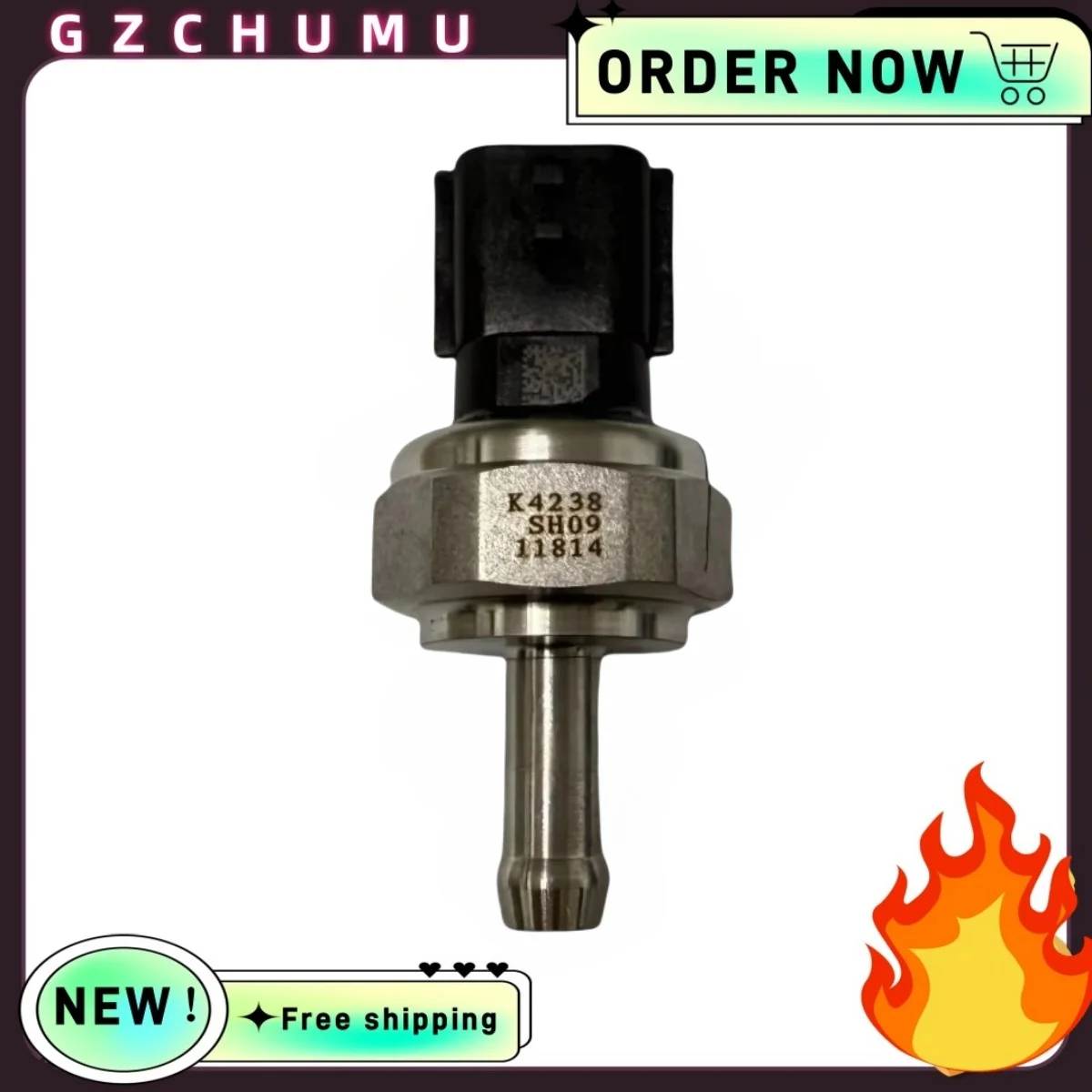 

OEM SH0918211 SH09-18-211 DPF Exhaust Gas Pressure Sensor For Mazda 2 3 CX3 CX5 2.2