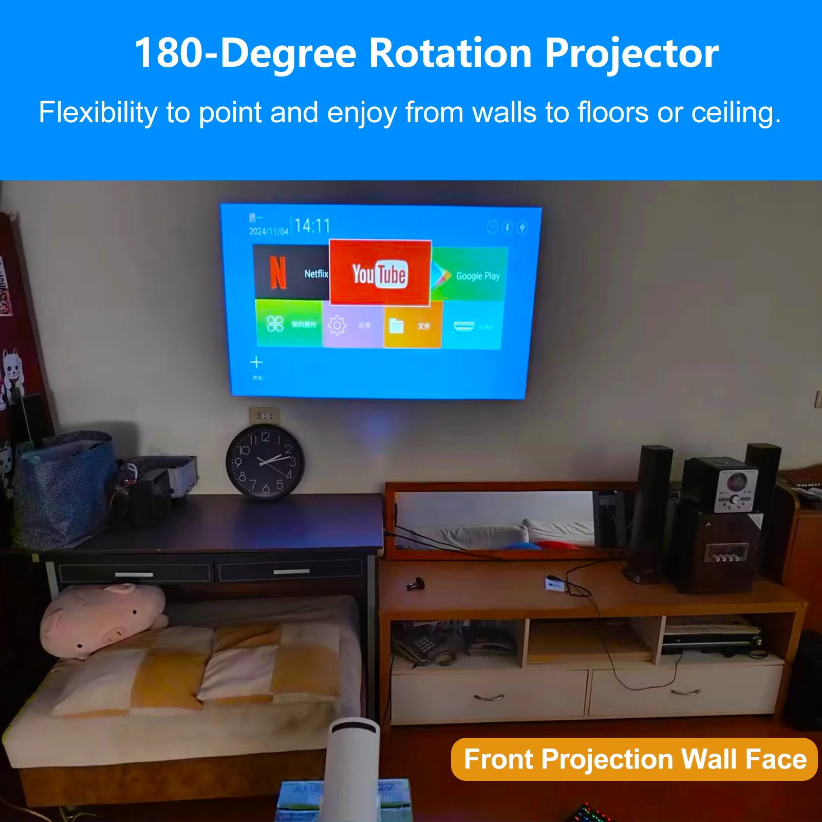Proyector HD portátil 4K 1280x - Home Cinema Entertainment reseña y precio