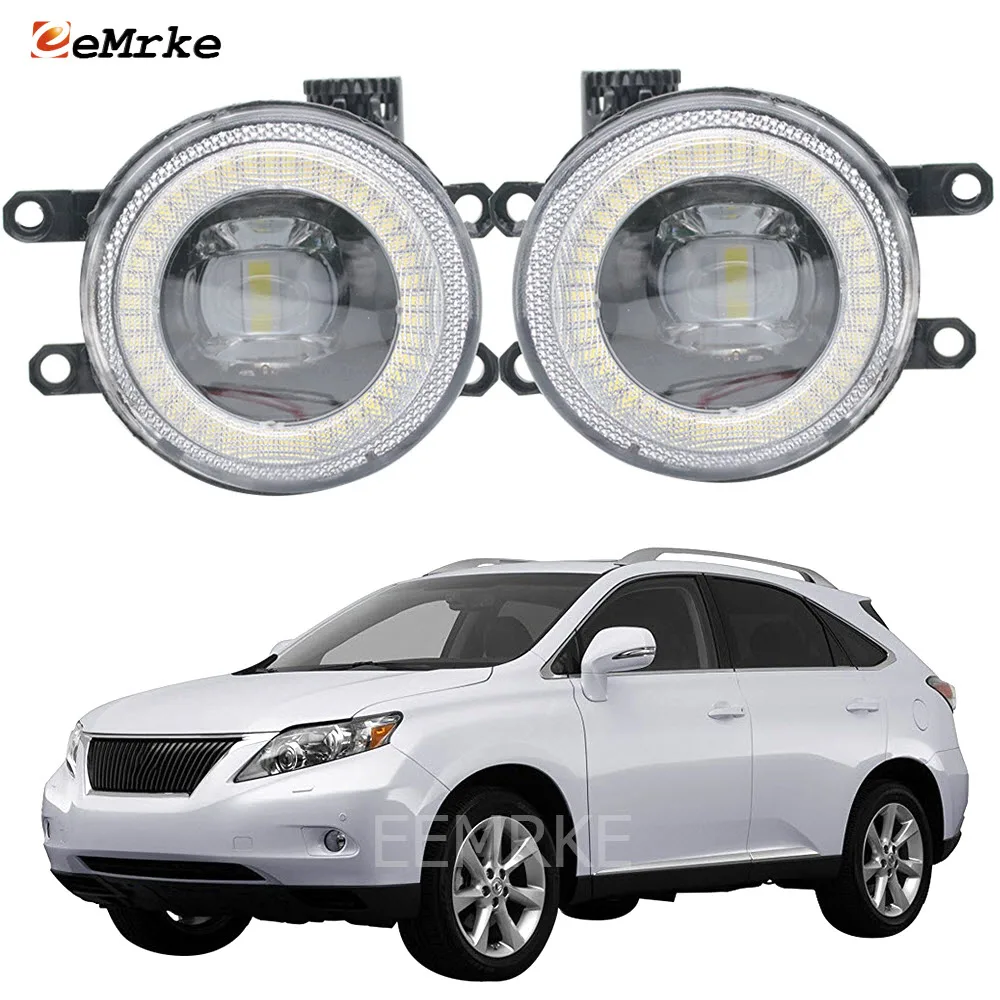 

LED Fog Lights for Lexus RX AL10 RX270 RX350, RX450h 2009 2010 2011 2012 Front Bumper DRL Halo Angel Eye Ring Daylight -2 Pieces