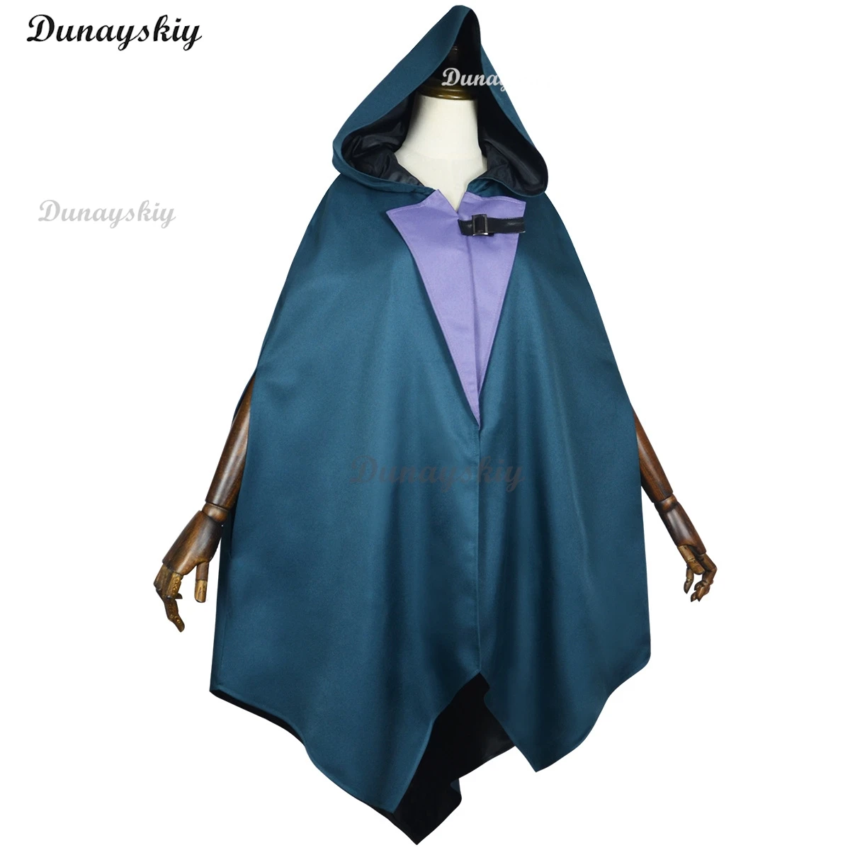 ملابس جينكس غامضة التأثيرية أنيمي LOL عباءة بقلنسوة كيب فانتازيا فستان حفلة الهالوين بدلة لعب الأدوار مخصصة