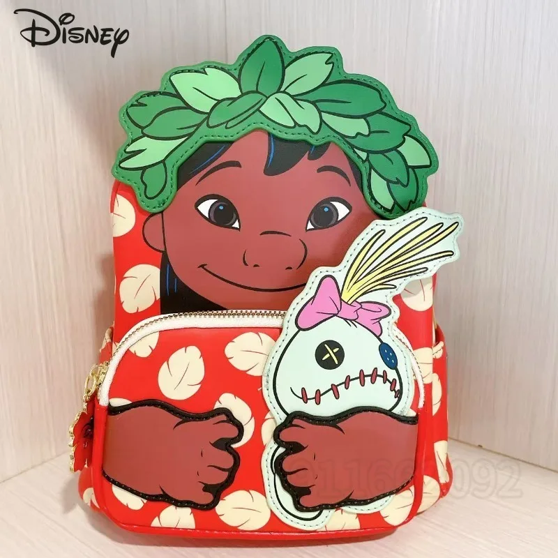 Disney New Loungefly Backpack Luxury Brand Original Fashion Mini Women's Backpack 3D Cartoon Cute Casual Backpack High Quality