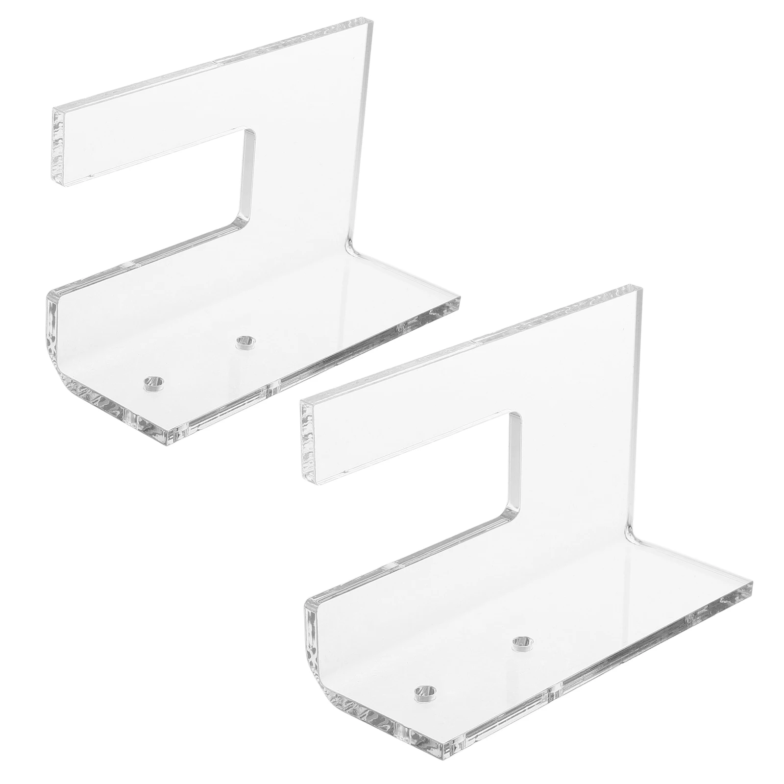 

1 Pair Skateboard Wall Mount Rack High Transparency Acrylic Display Holder Roller Skates Storage Bedroom Garage Decor