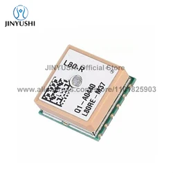 JINYUSHI for L80 L80-R L80RE-M37 GPS with antenna Module External antenna LCC 16*16*6.45mm  Support QZSS 100% New&Original