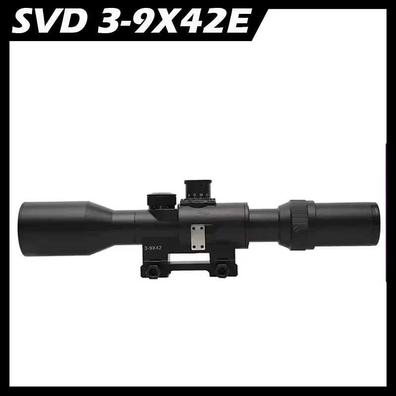 SVD 3-9x42FFPHunting Rifle Scope Spotting Tactical RiflesScope Optical PCP Airgun Sight Strongly Shock Proof Collimator