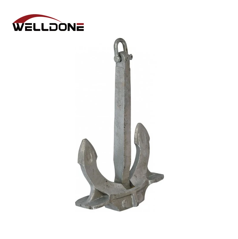 Offshore Marine Boat Heavy Duty Stockless Type A B C Hall Anchor with Certificate