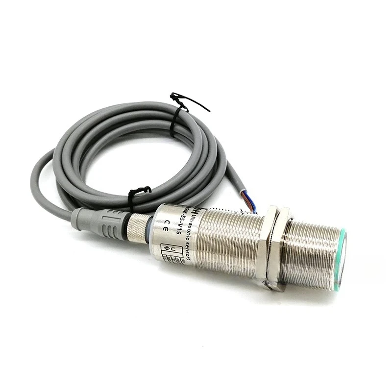 M30 ultrasonic ranging sensor, analog quantity 0-10V4-20mA switching quantity NPN PNP digital quantity RS845