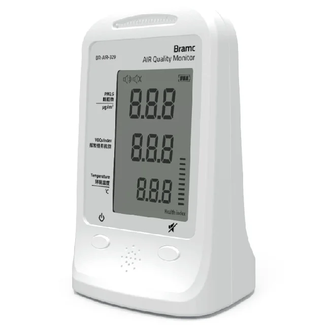 

BRAMC BR- AIR- 329 PM2.5 VOC Home/Car Air Quality Detector