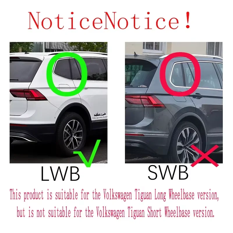 

Car Glass Sunroof Sticker For Volkswagen Tiguan L MK2 2017~2020 Accessories Sunshade Suede Visor Covers Electrostatic Adsorption