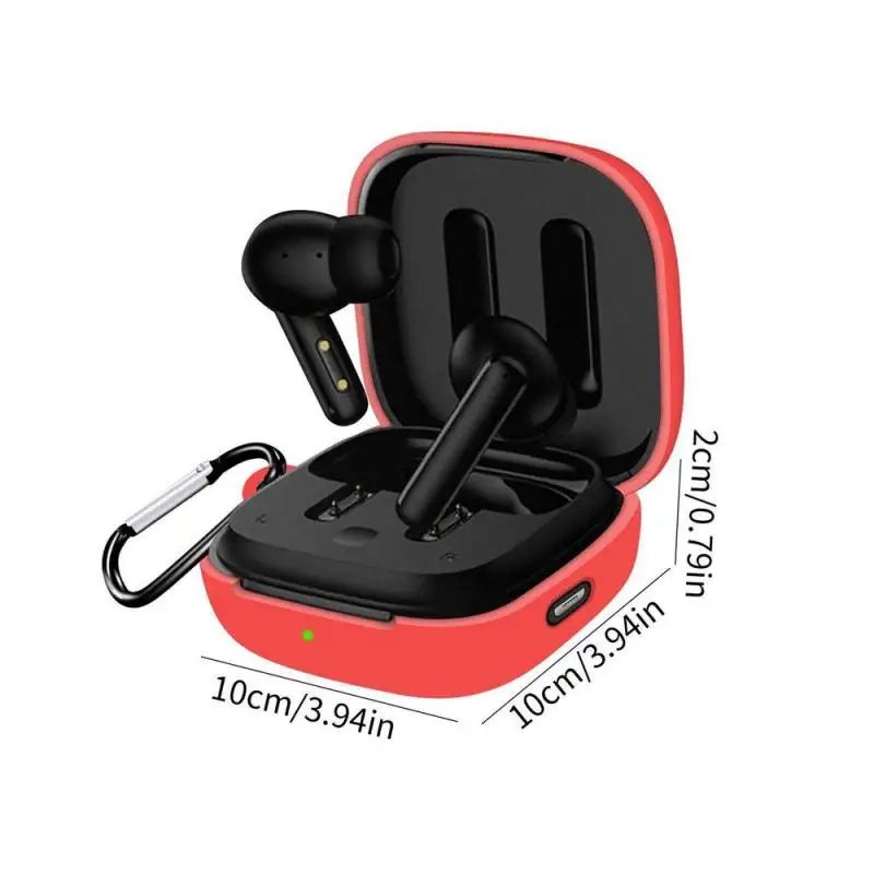 Dustproof Protective Case For The New For QCY T13 ANC Silicone Solid Color Fashion Atmospheric Earphone Protective Cover