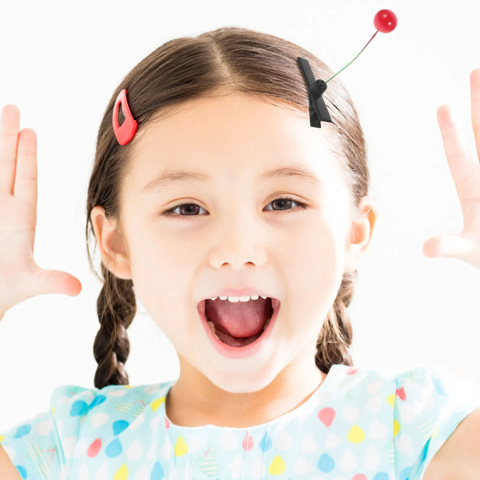 

40pcs Cute Hair Clips for Girls Mini Plant Sprout Barrettes Adorable Curly Grass Accessories Teen Party Festival Green Leaf