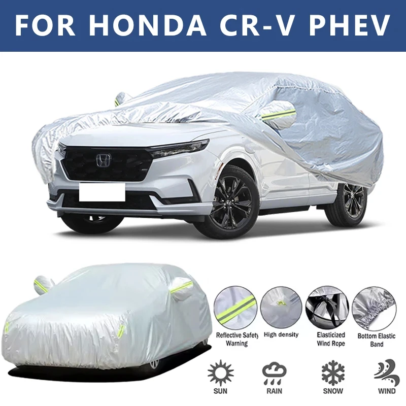 

Для HONDA CR-V PHEV автомобильный чехол уличные защитные чехлы снежный солнцезащитный козырек водостойкий пылезащитный внешний УФ автомобильные аксессуары