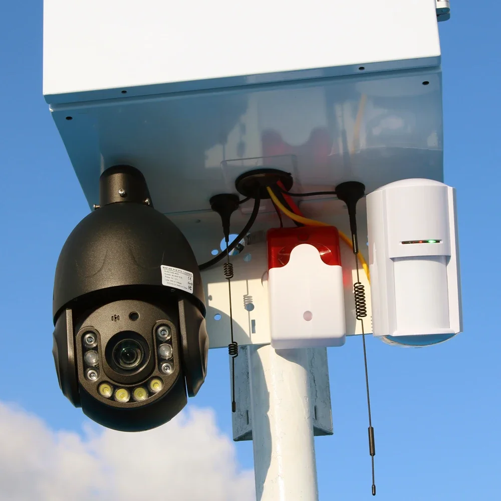 SZGOING 8MP Sensor 30X Optical Zoom Ptz with PIR Alarm 2000G Solar Powered 4g Lte Cctv Camera