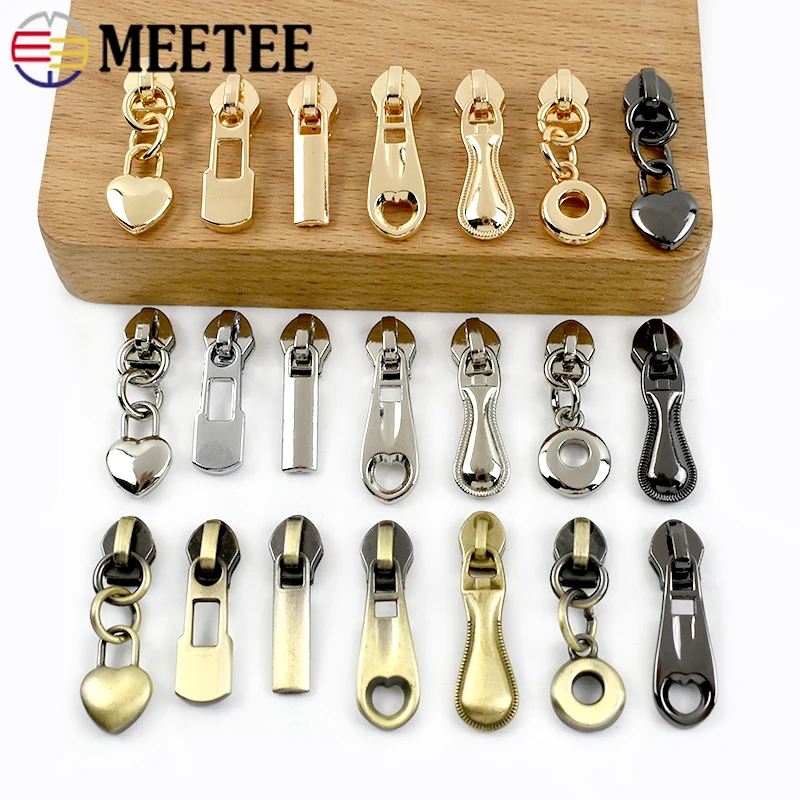 

20/30/50Pcs 3# Sewing Zipper Sliders for Nylon Zip Tape Bag Purse Closure Zips Pullers Pocket Replace Zippers Head Accessories