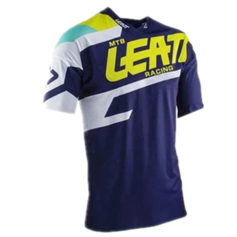 New Style 2024 Men T-shirt Short Sleeve Mountain Bike Jersey Shirt Motocross Oversized Clothing