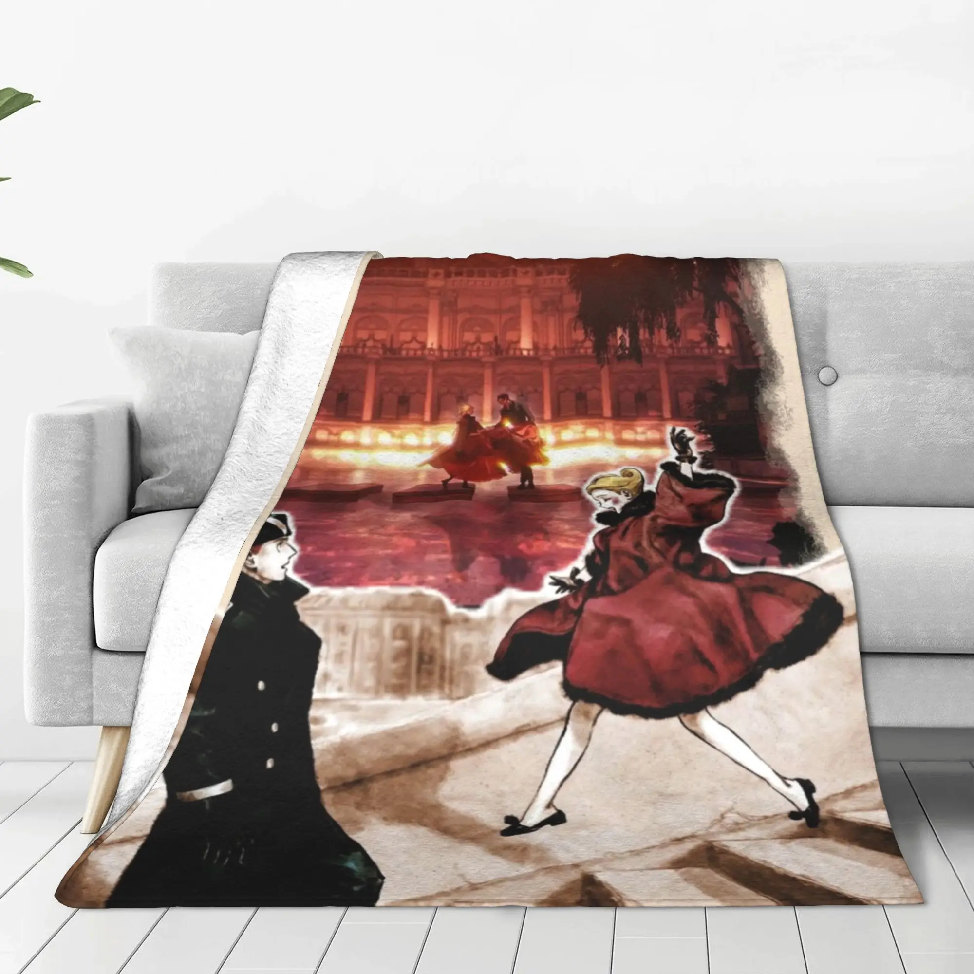 VeilManga VeilManga Blanket Autumn/Winter Multifunction Ultra-Soft Throw Blankets For bed Plush Thin Quilt