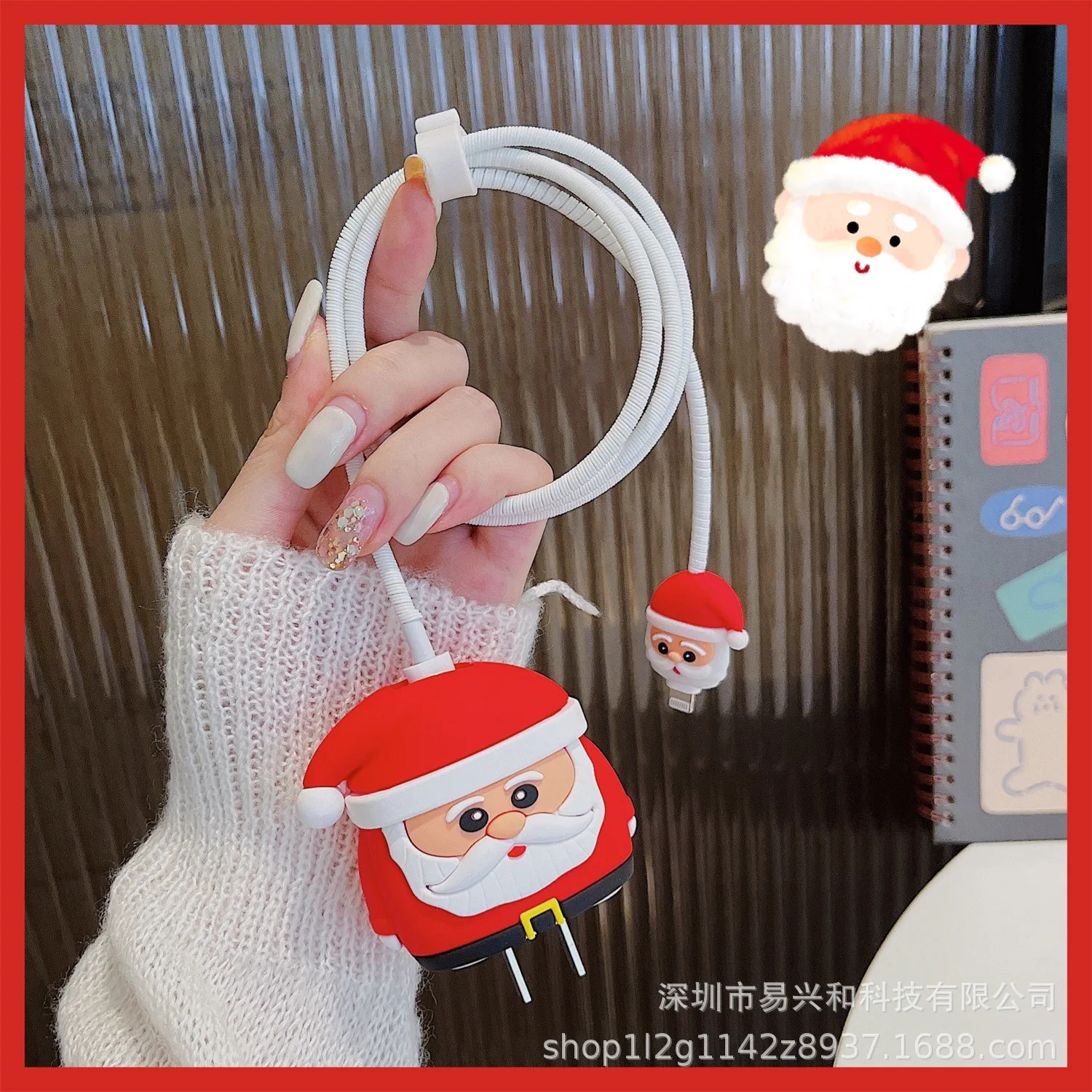 Miniso Hello Kitty Fast Charging Head Protective Cover Charger Decoration Kuromi Melody Cinnamoroll Children Women Accessories