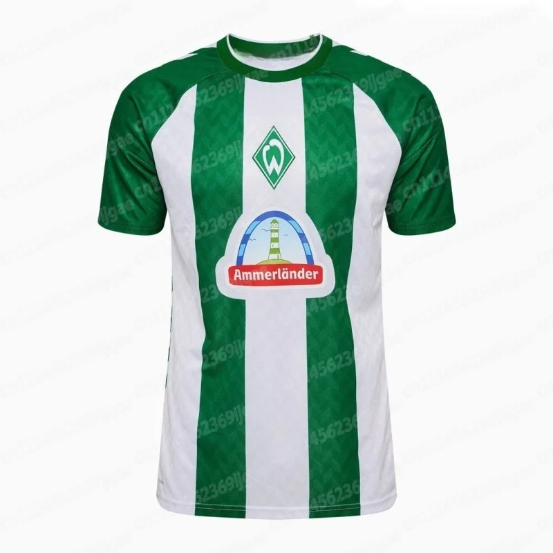 2026-27 Neues Werder Bremen Saison-Trikot Trendiges Sport-T-Shirt Gorpcore für Herren Edition für Fans Strandkleidung Familienoutfit – Detail 5