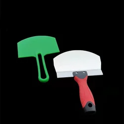 Arc Plastic Putty Knife Paint Tool Plaster Shovel Filling Spatula for Decal Wallpaper Car Putty Spackling Patching Painting