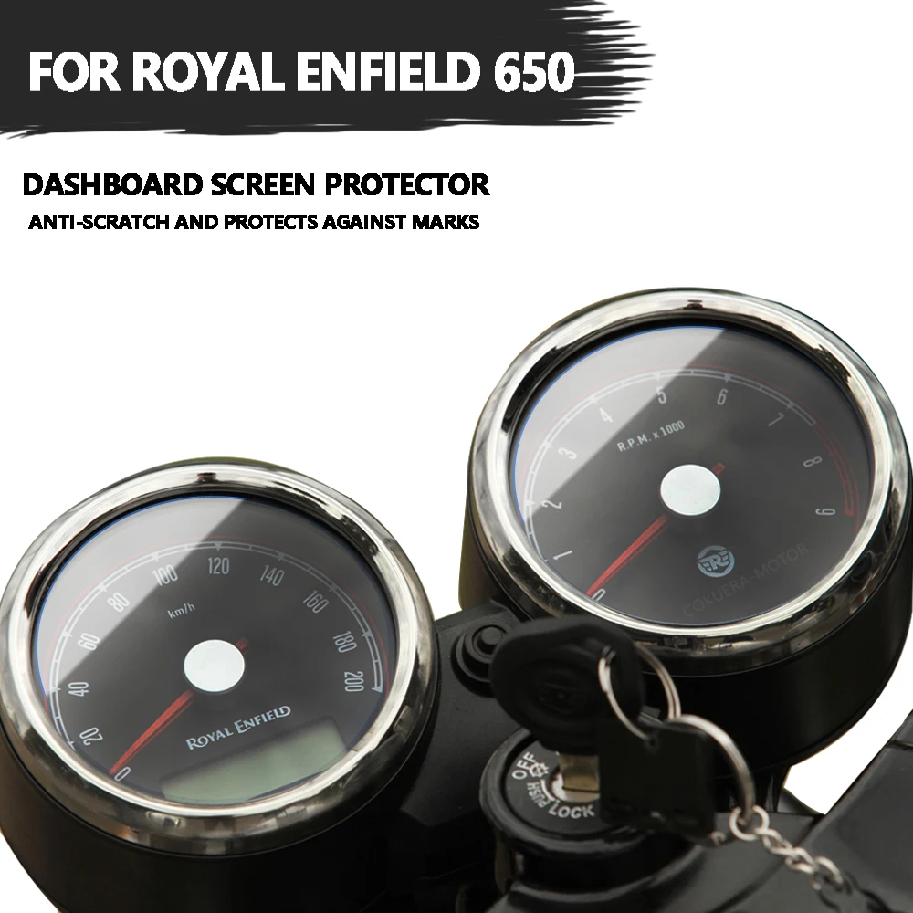 For Interceptor 650 Interceptor Continental GT 2018 Instrument Protector Film Clear Anti-glare Cluster Screen Scratch TFT LCD