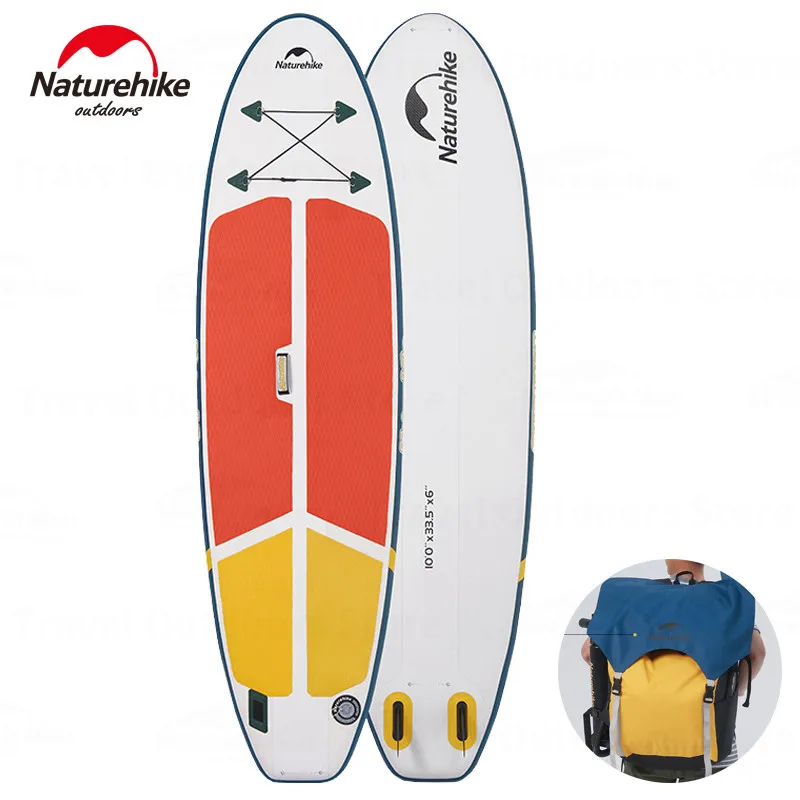 

Naturehike MALM Water Sports Surfboard PVC Material Standing Surfboard Eva Antiskid Inflatable Paddle Board With Knapsack