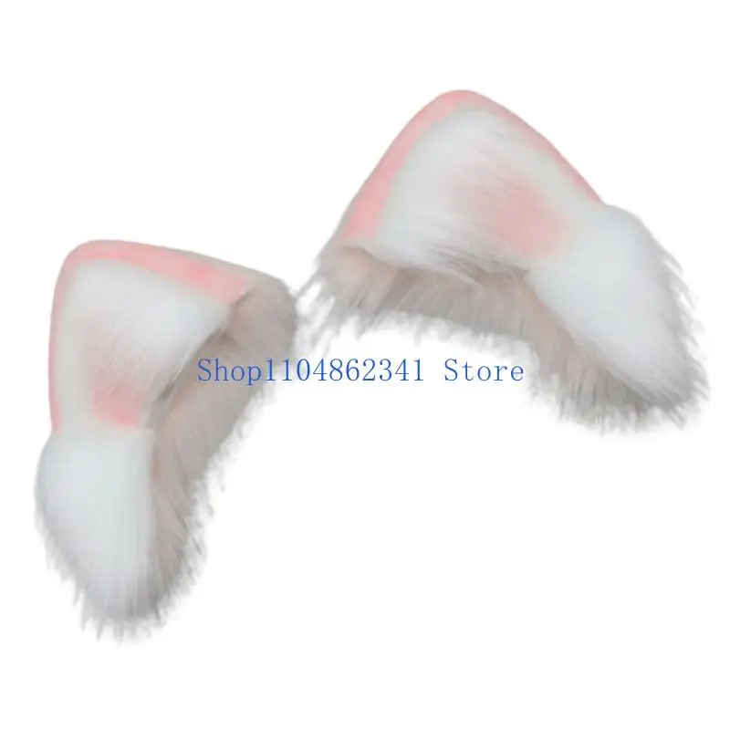 

5asd Girls Anime Character Headband Electric Moving Ear Plush Hair Hoop