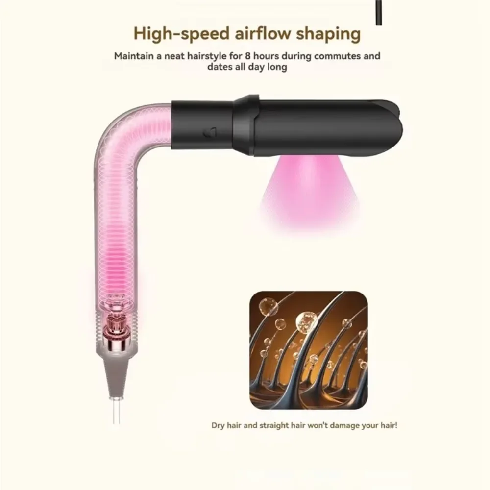 AD-Hair Dryer Attachment For Dyson HD17 HD18 Hair Straightener Gentle Airflow Smooth Nozzle To Straight, Sleek Hair Style
