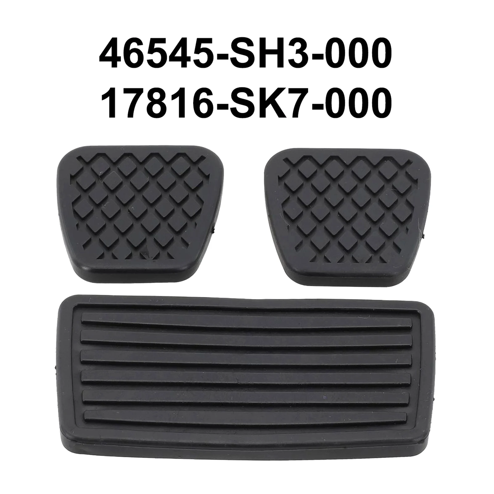 3Pcs Clutch Pedal For Pads for Honda For Civic 1992 1995 OEM Part Number 17816SK7000 46545 SH3 000 ABS Made Replacement Set