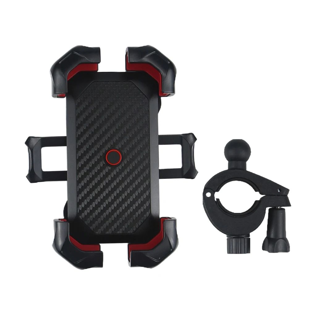 Bike Mobile Phone Holder Support for 4.7-7 inch Mobile Phone 360°View Bicycle Phone Holder Stand Shockproof Bracket
