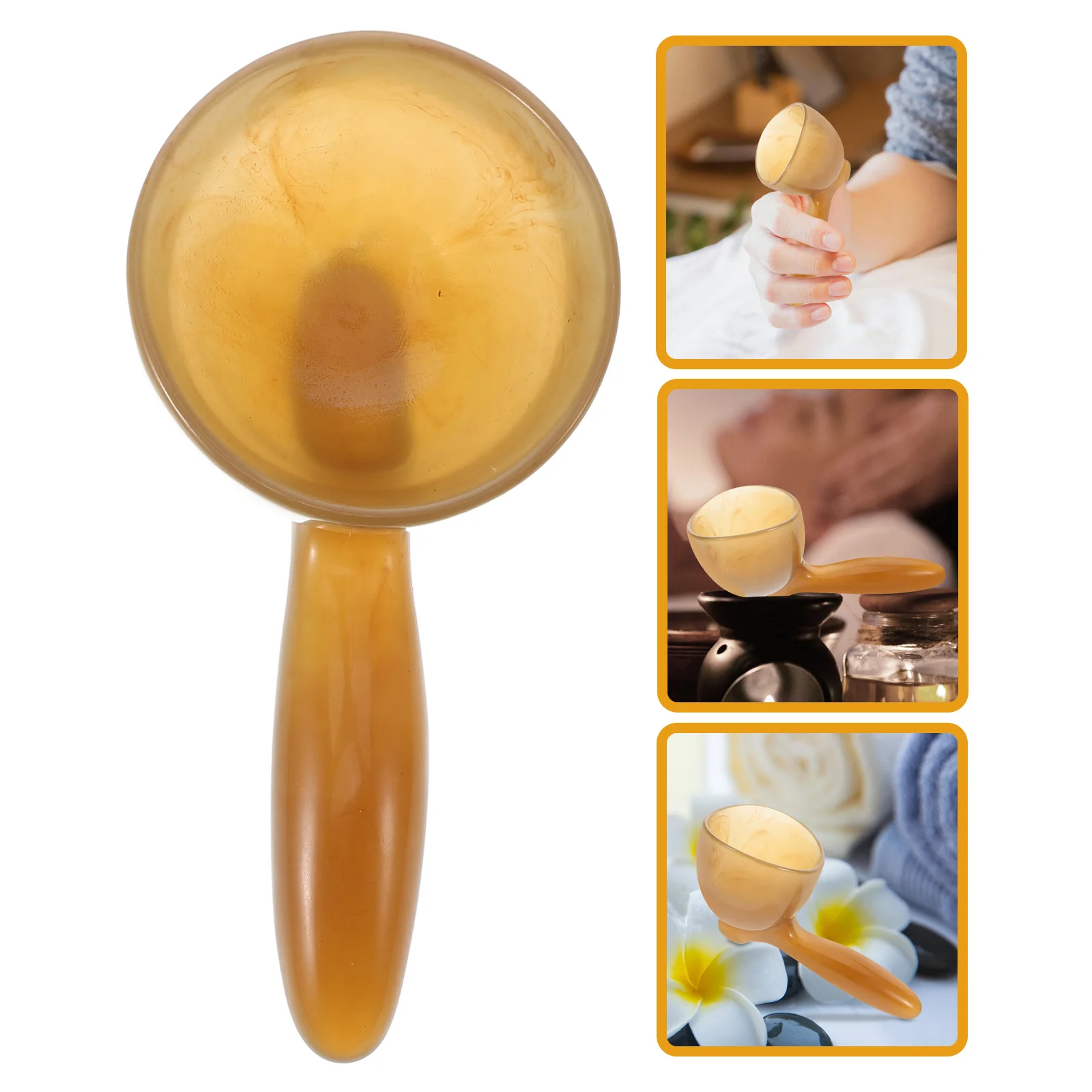 

Gua Sha Massage Tool Resin Craft with Comfortable Grip for Safe Effective Scraping No Electricity Needed Massage Tools
