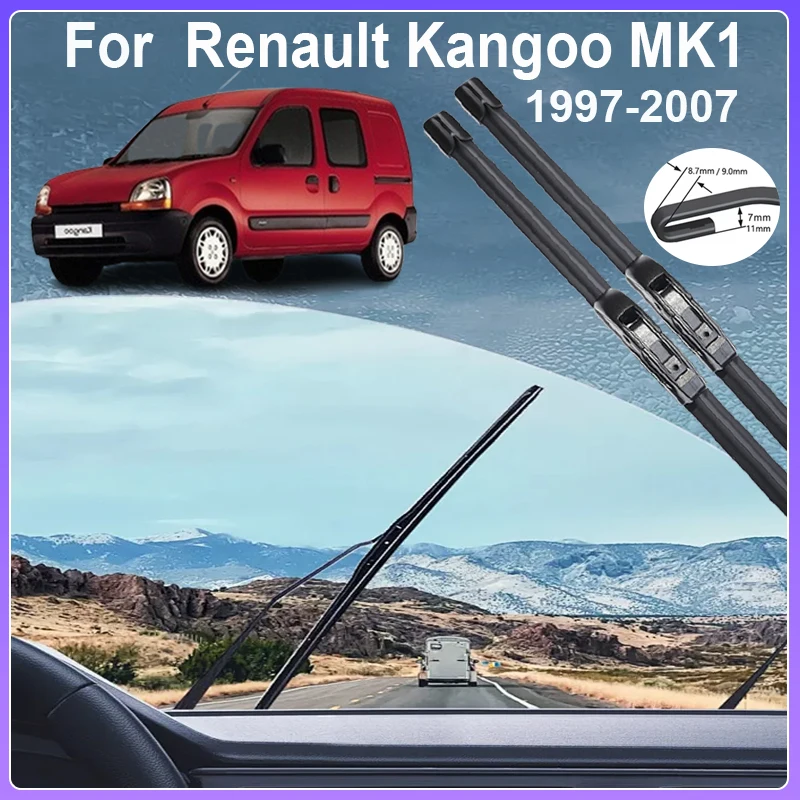 

For Renault Kangoo Nissan Kubistar Elect road MK1 FC KC Accessories 1997~2007 Auto Rain Brushe Windshield Windscreen Wiper Blade