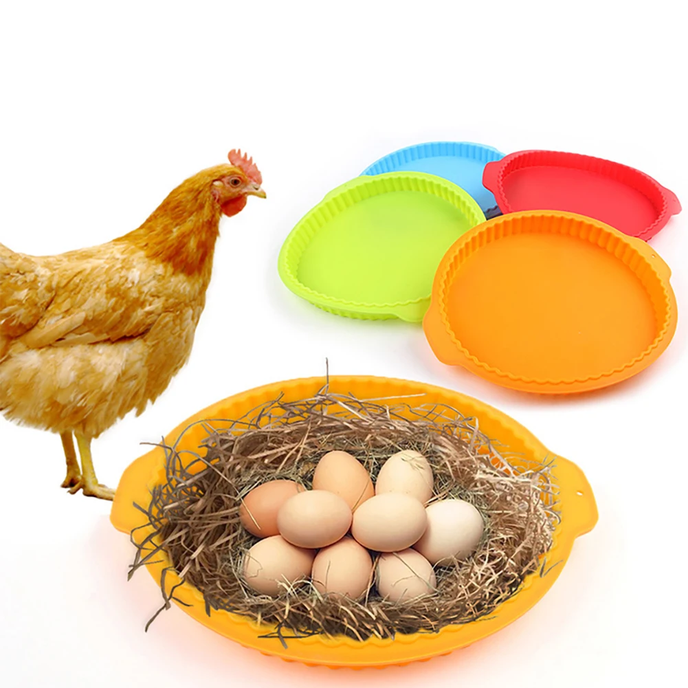 

Silicone Chicken Nest Mat For Preventing Egg Breakage Waterproof Reusable Egg Laying Mat Silicone Chicken Accessories