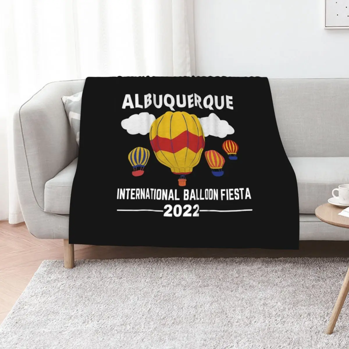 Albuquerque Balloon Fiesta 2022 Throw Blanket cosplay anime christmas gifts Luxury Brand Summer Beddings Warm Hairy Blankets