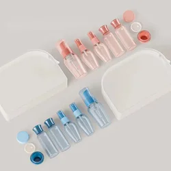 10Pcs Spray Lotion Shampoo Shower Gel Tube Bottling Empty Liquid Container Portable Travel Refillable Bottle Set