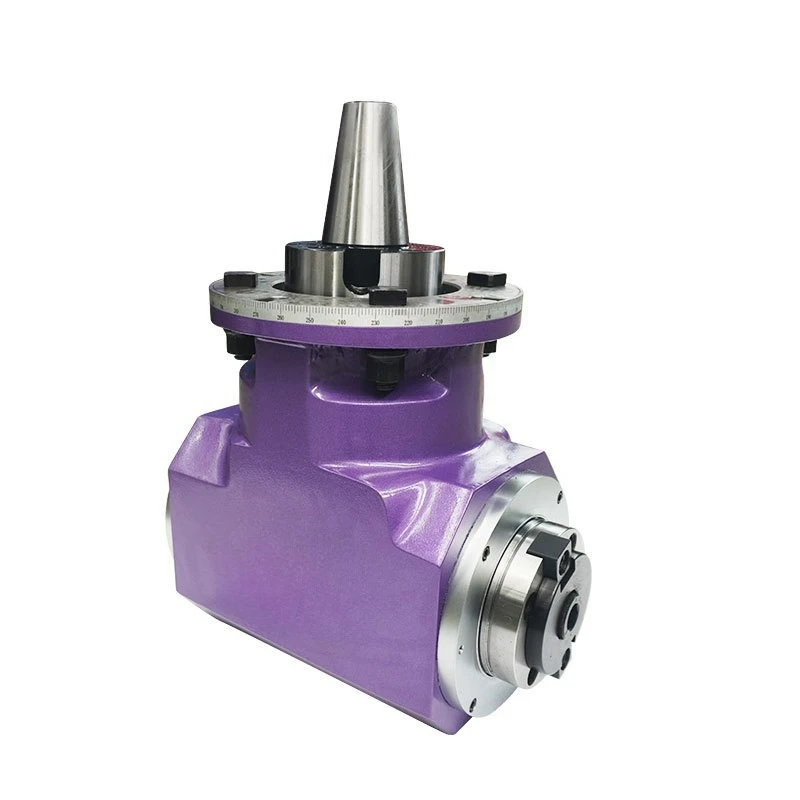 Two-way angle head Right angle milling head Side milling head 90 ° Basic type BT4050 Sealed and dustproof