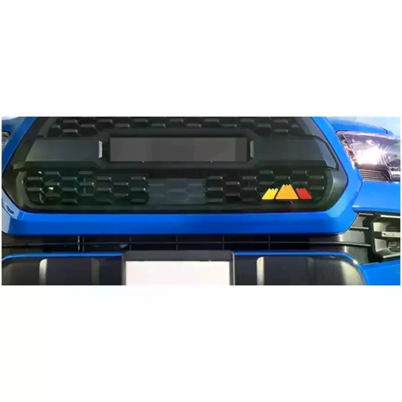 1 Set Three-Color Badge 3D Personalized Decorative Logo Car Decoration Stickers For The Sides And Rear Of The Vehicle