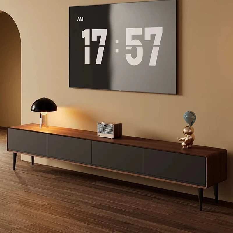 Base Lowboard Tv Tables Projector Luxury Universal Design Tv Cabinets Panel Under Muebles Para Salas Mid Century Furniture