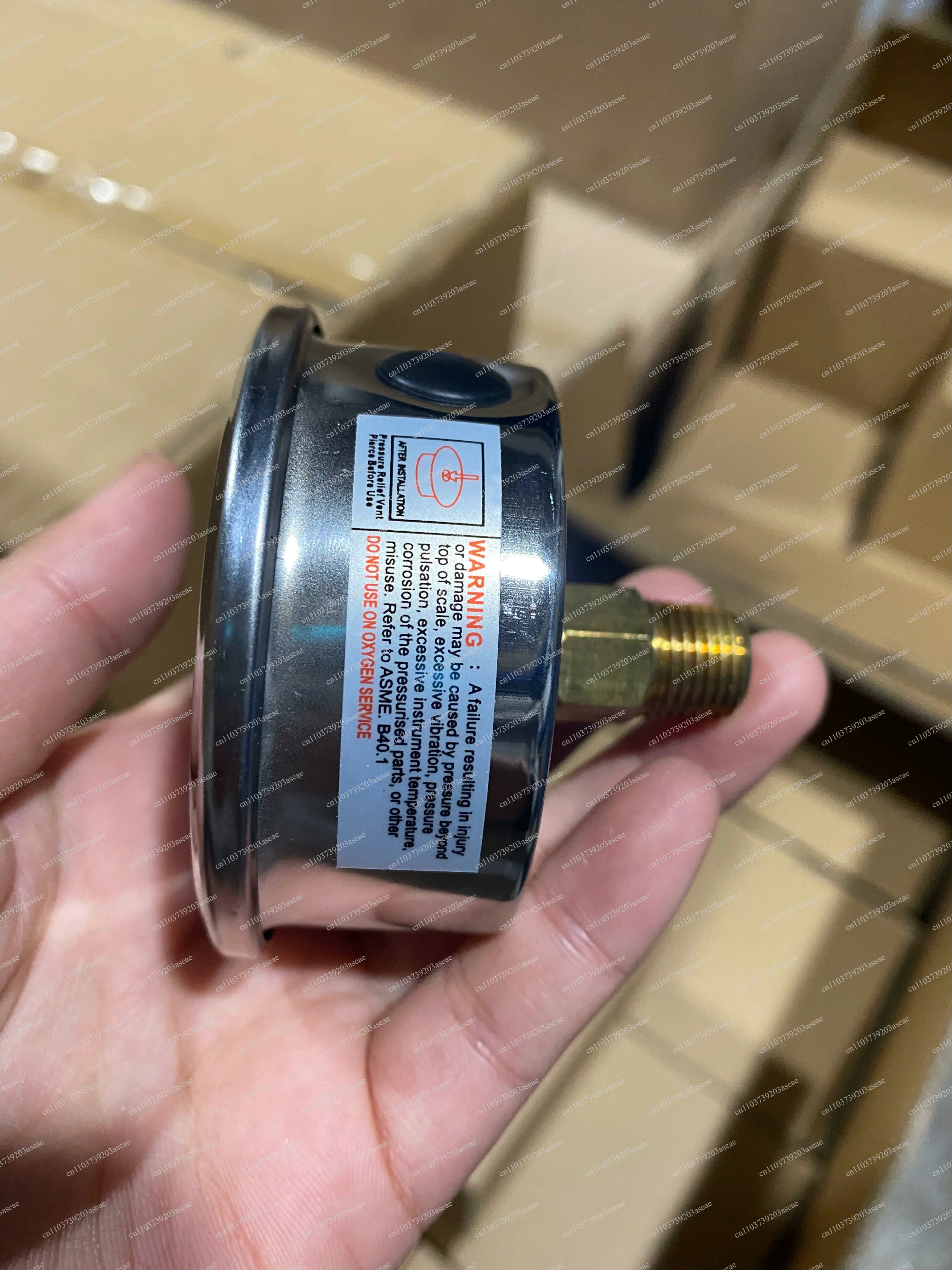 Screw Air Compressor Vapor-liquid Separator Barrel Pressure Gauge 0-2.5 Mpa High Pressure Model