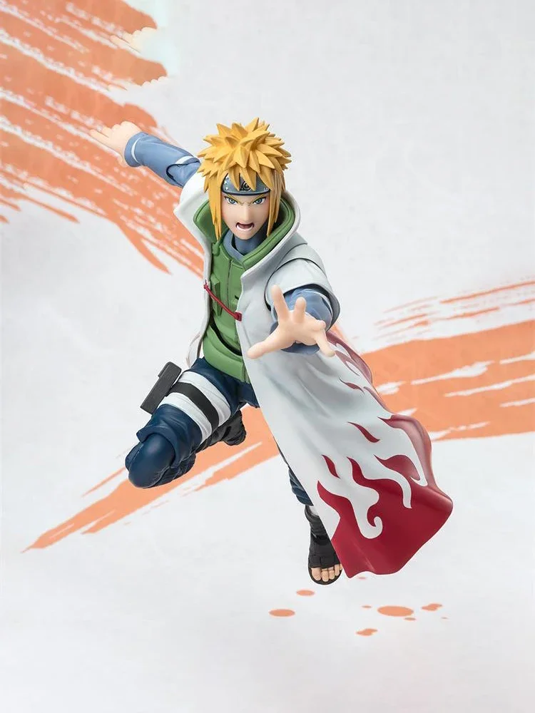 BANDAI Naruto Shippuden Namikaze Minato Action Figures Model S.H.Figuarts Active Joint Toys  Brand New Genuine Original