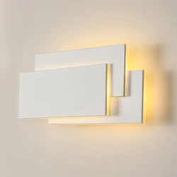 12W LED Indoor Wall Lamps Modern Simple Home Lighting Bedroom Living Room Lamps Aisle Corridor Background Wall Sconce Lights