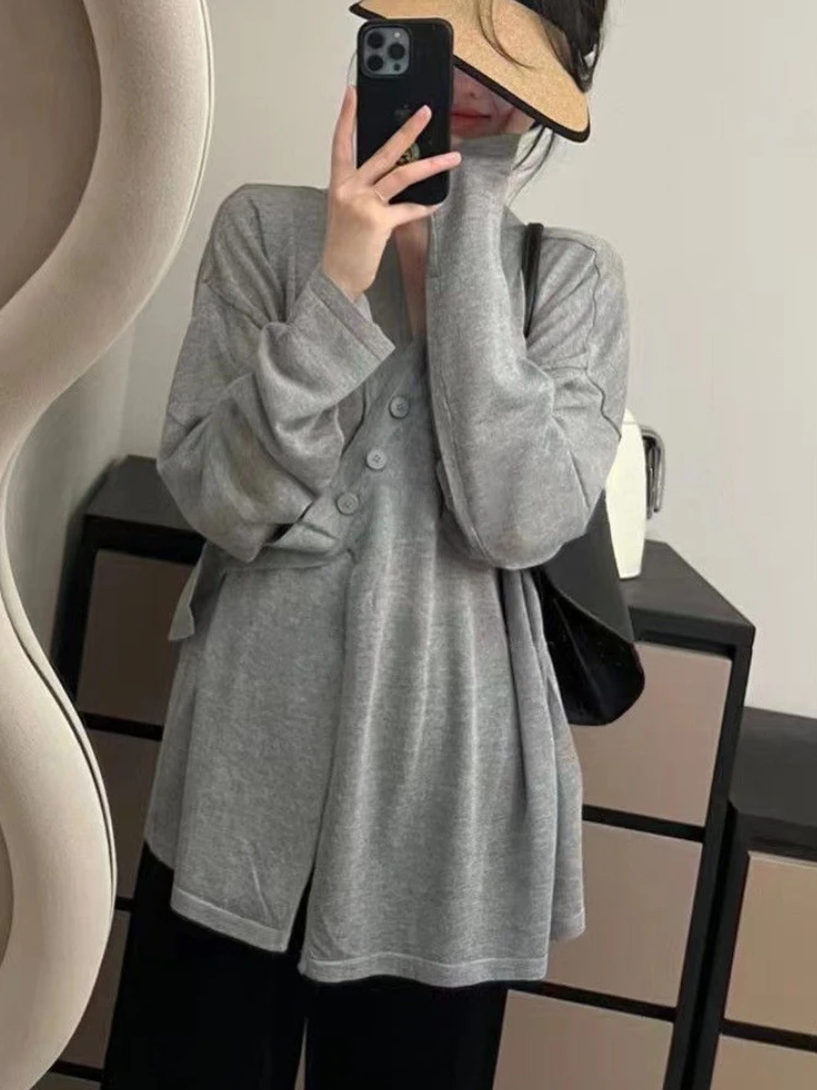 

Sun-proof Jackets Women Loose Summer Casual Fashion Simple All-match Criss-cross Elegant Korean Style Students Creativity Daily