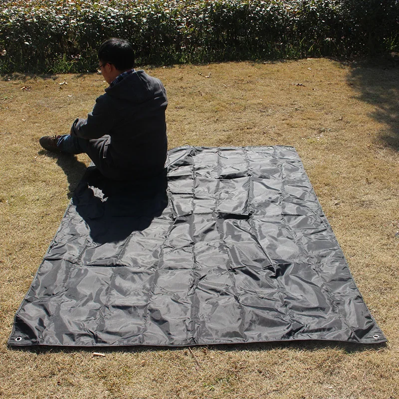 

210*150cm Outdoor Camping Mat Pad Rainproof Double Sided Picnic Tent Blanket Foldable Oxford Beach Mat Ground Sheet Tarp Mats